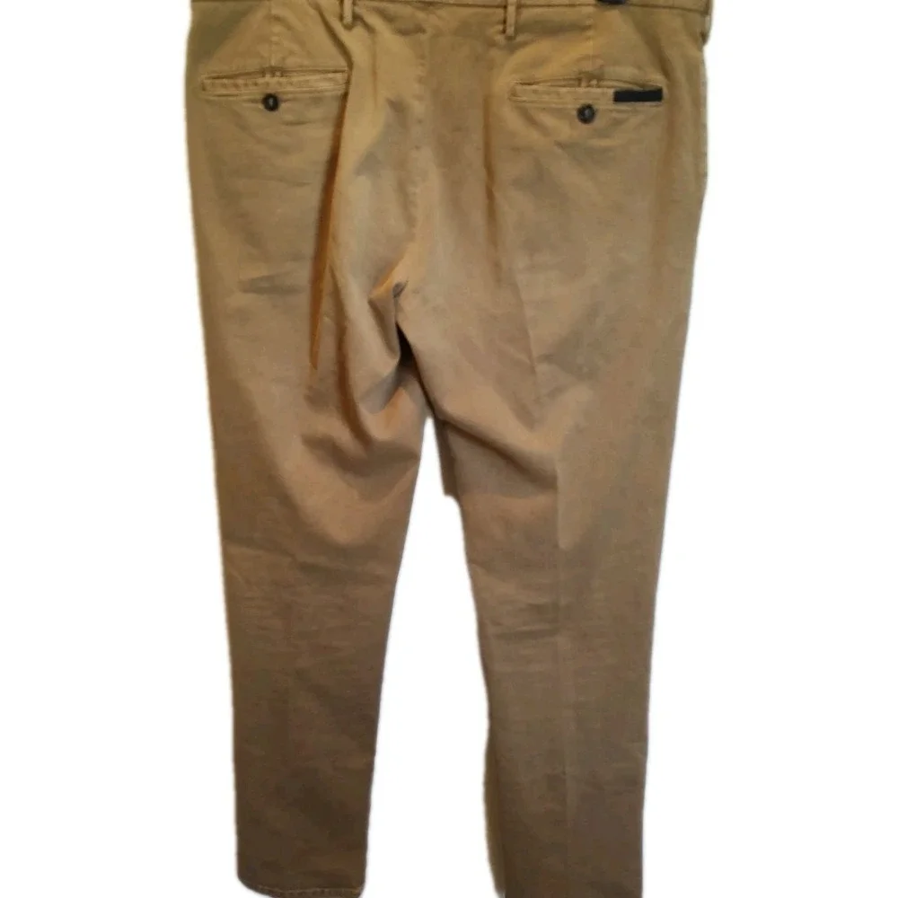 Prada Mens Tight Fit Khaki Chino Pants‎ Italy Designer Trousers Size 54 US 38x33